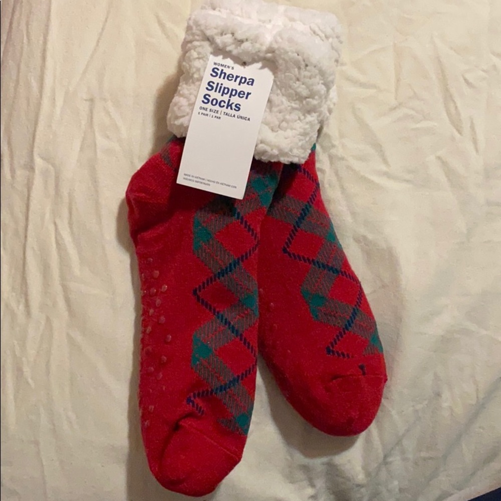 Women’s Sherpa Slipper Socks